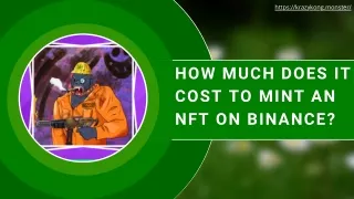 How much does it cost to mint an NFT on Binance