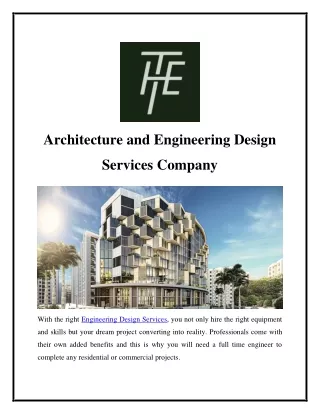 Architecture and Engineering Design Services Company