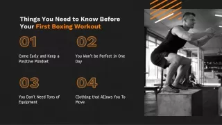 Things You Need to Know Before Your First Boxing Workout