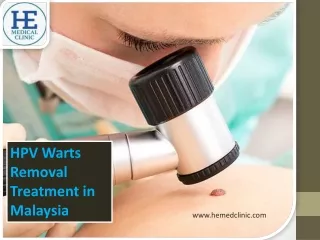 HPV warts removal treatment in Malaysia