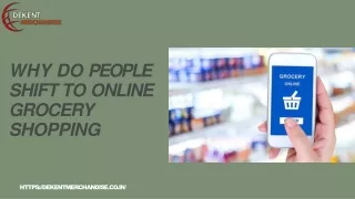 why do people shift to online grocery shopping