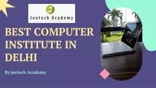 BEST COMPUTER INSTITUTE IN DELHI