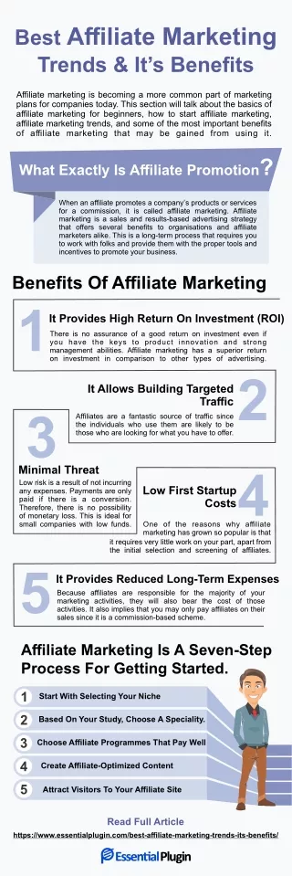 Best Affiliate Marketing Trends & It’s Benefits