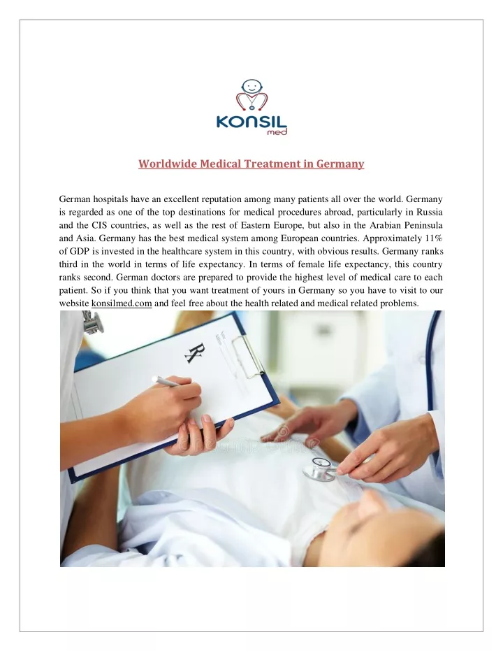 worldwide medical treatment in germany