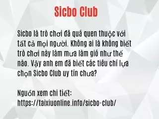 Sicbo Club