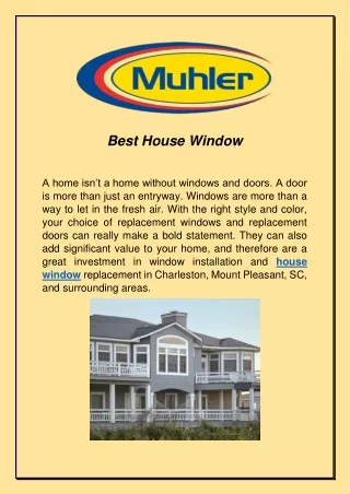 Best House Window