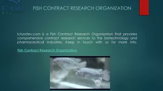 fish contract research organization