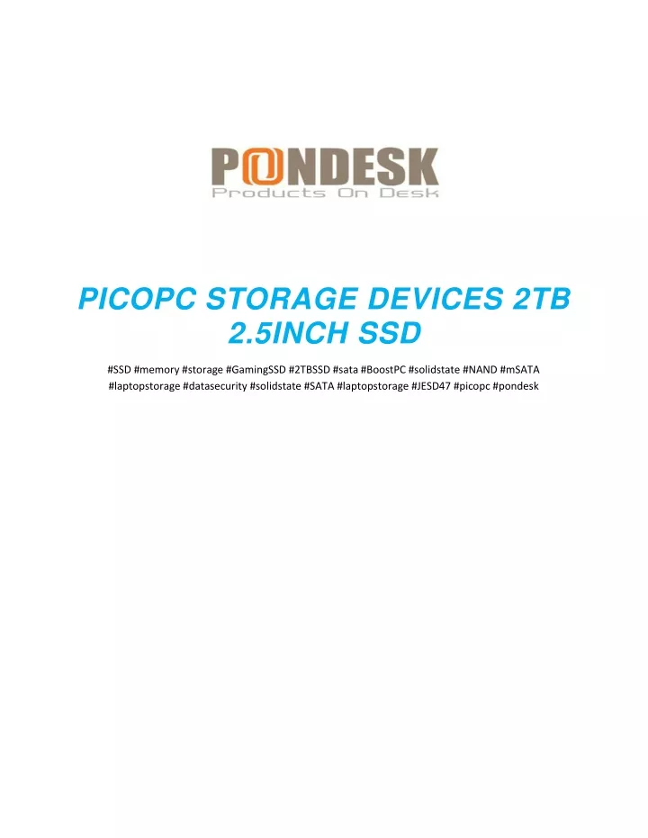 picopc storage devices 2tb 2 5inch ssd