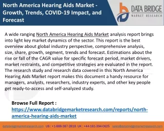 North America Hearing Aids Market - Growth, Trends, COVID-19 Impact, and Forecast