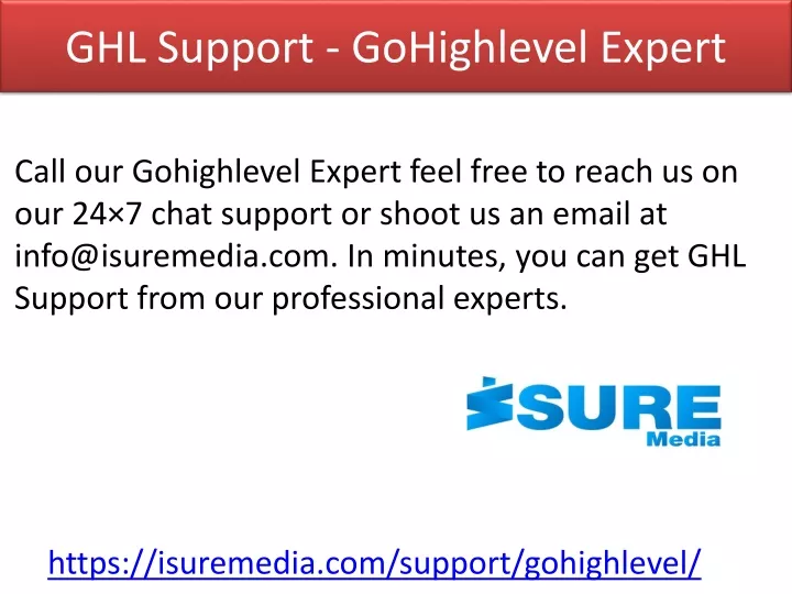 ghl support gohighlevel expert