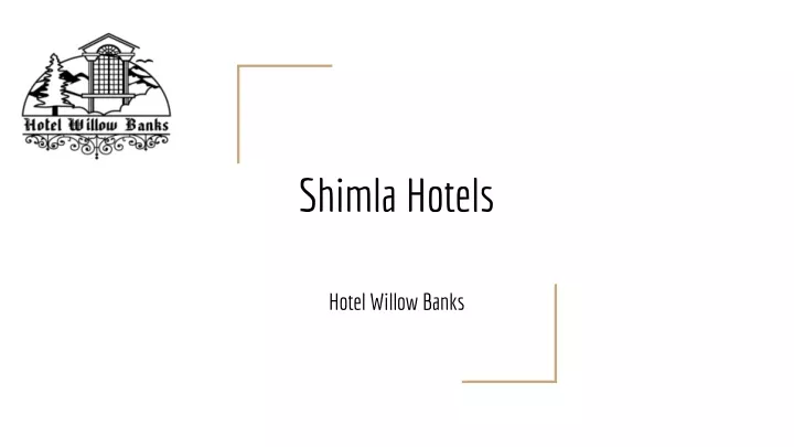 shimla hotels