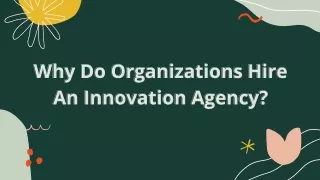 An Innovation Agency