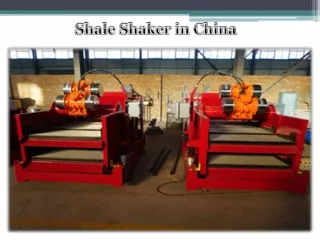 shale shaker in china