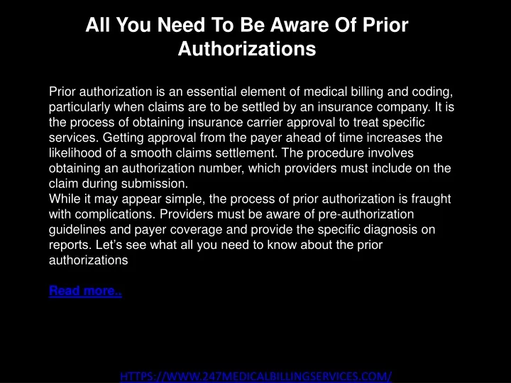 all you need to be aware of prior authorizations