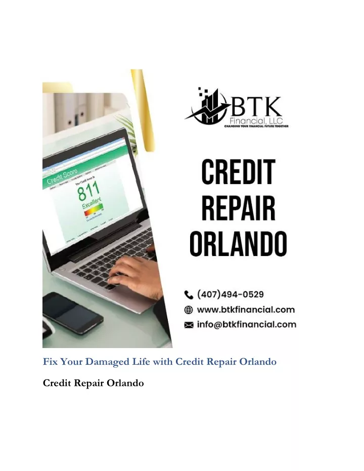 fix your damaged life with credit repair orlando