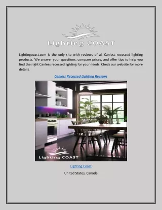 Canless Recessed Lighting Reviews  Lightingcoast.com