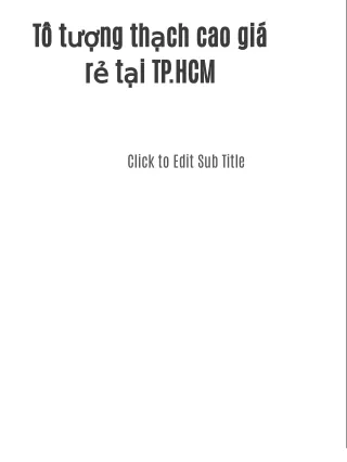 Tô tượng thạch cao giá rẻ tại TP.HCM Bộ tô tượng thạch cao giá bao nhiêu?