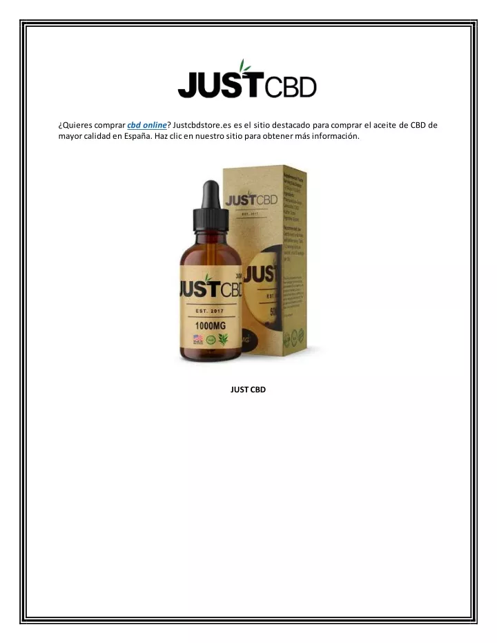 quieres comprar cbd online justcbdstore