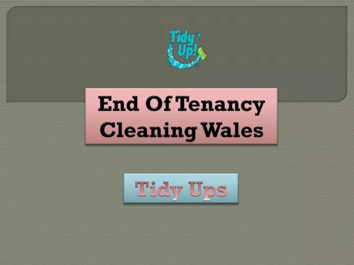 end of tenancy cleaning wales