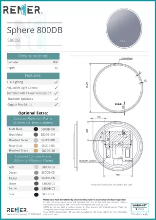 sphere 800db s80db