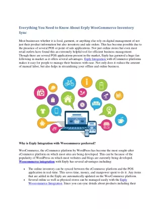 Everything You Need to Know About Erply WooCommerce Inventory Sync