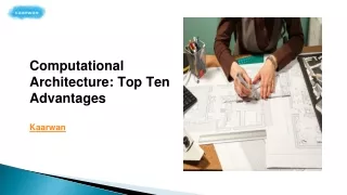 computational architecture top ten advantages