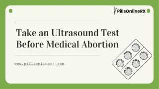 Take an Ultrasound Test Before Medical Abortion