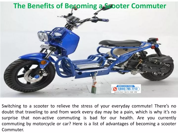 the benefits of becoming a scooter commuter