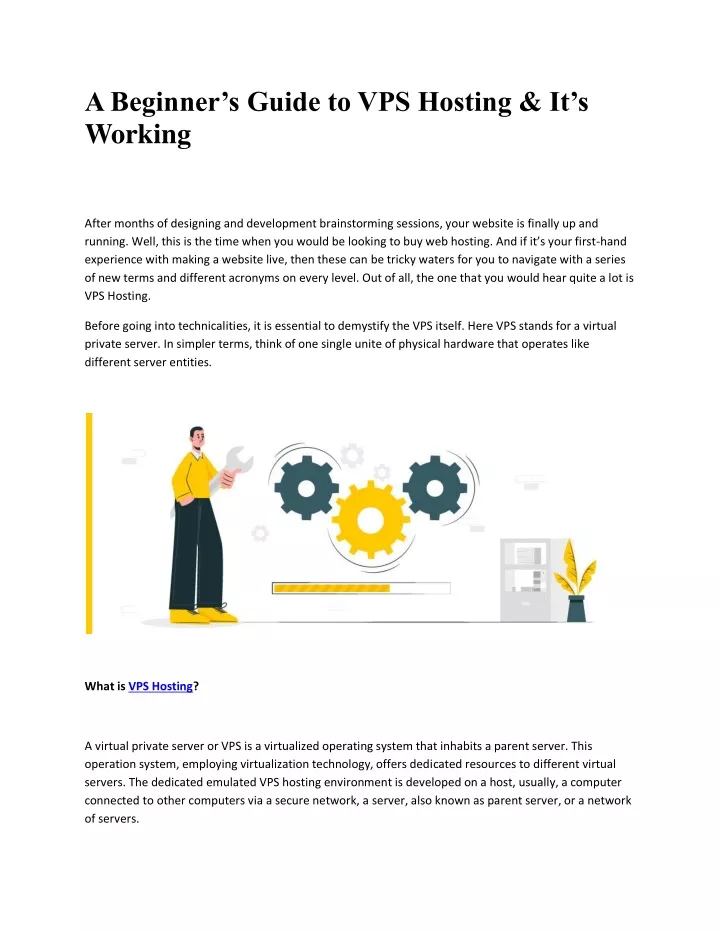 a beginner s guide to vps hosting it s working