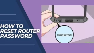 How do I reset my router name and password?