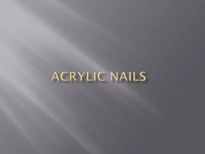 acrylic nails