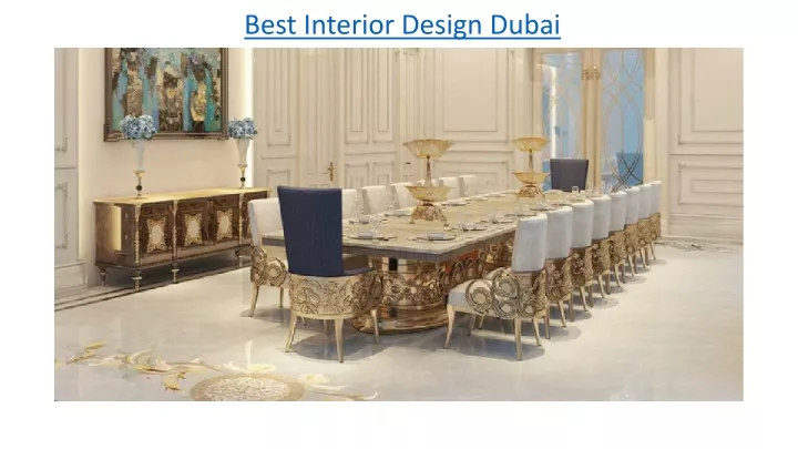 best interior design dubai