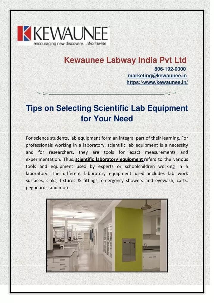 kewaunee labway india pvt ltd 806 192 0000