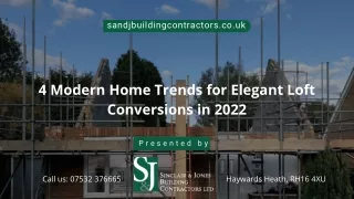 4 Modern Home Trends for Elegant Loft Conversions in 2022