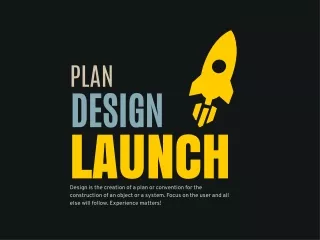 Design Launch Publish