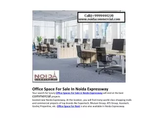 Office Space For Rent In Noida Expressway