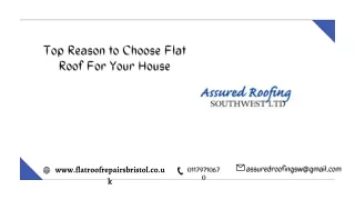 Top Reason to Choose Flat Roof For Your House