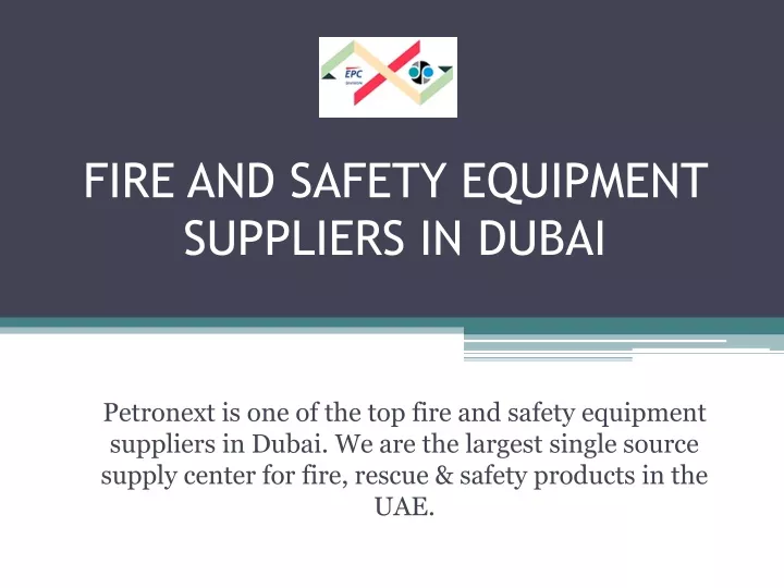 fire and safety equipment suppliers in dubai