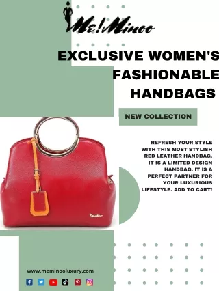 Exclusive Women's Fashionable Handbags At Meminooluxury