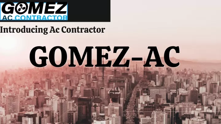 introducing ac contractor introducing