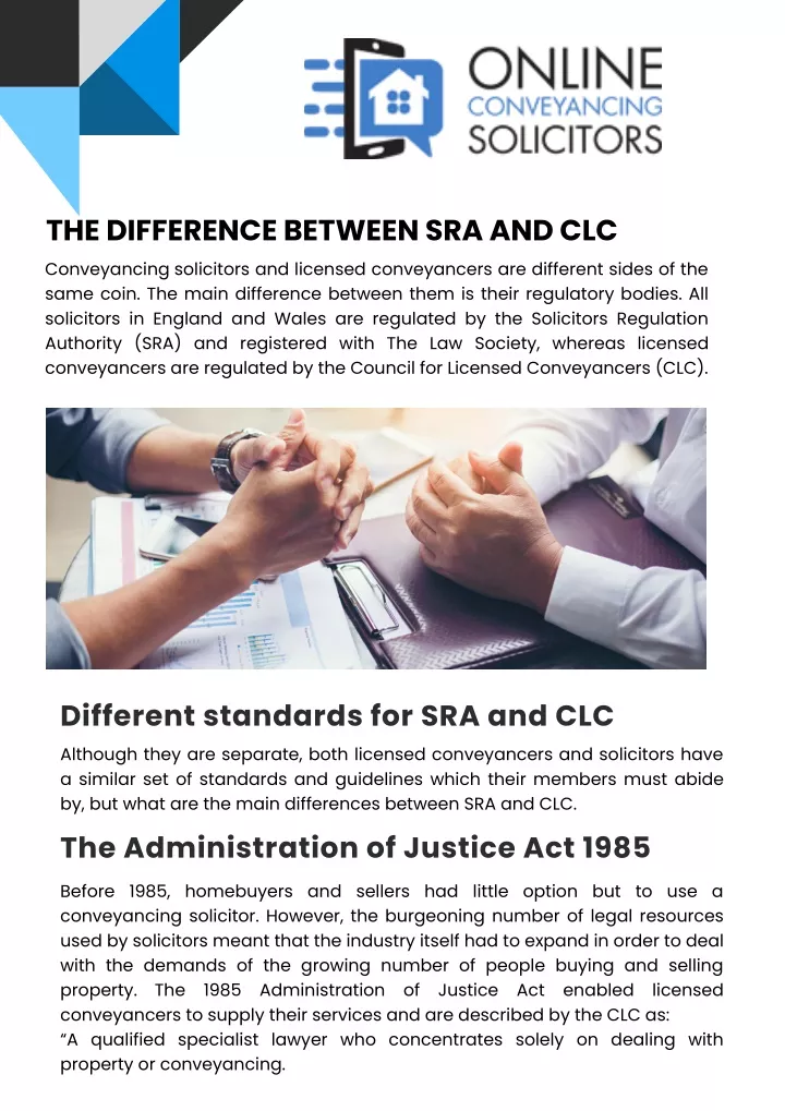 the difference between sra and clc