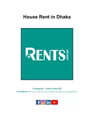 House Rent in Dhaka