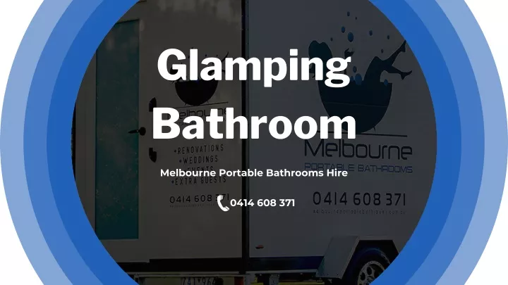 glamping bathroom