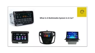 What Is A Multimedia System In A Car?