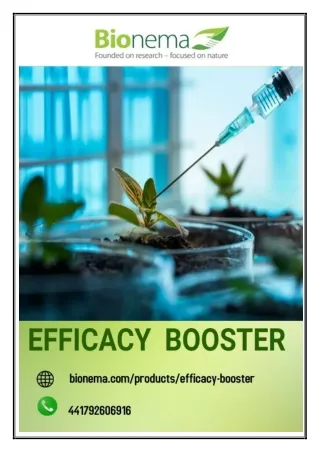 Efficacy booster