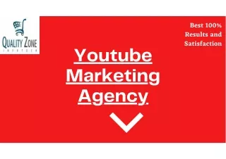 YouTube marketing agency
