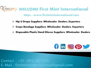 Hip U Drape Suppliers, Wholesaler, Dealers, Exporters