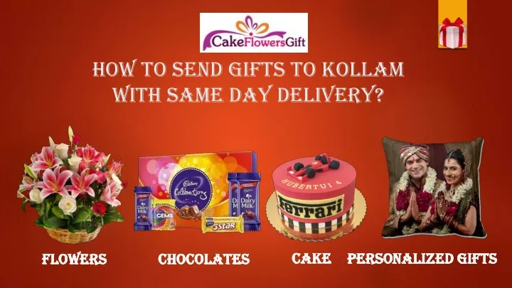 how to send gifts to kollam with same day delivery