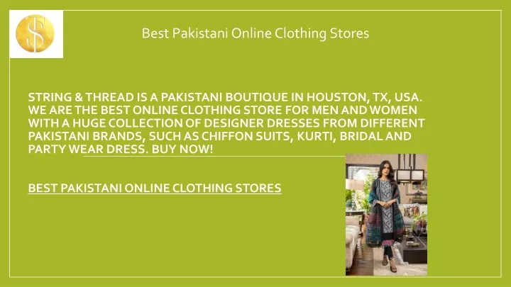 best pakistani online clothing stores