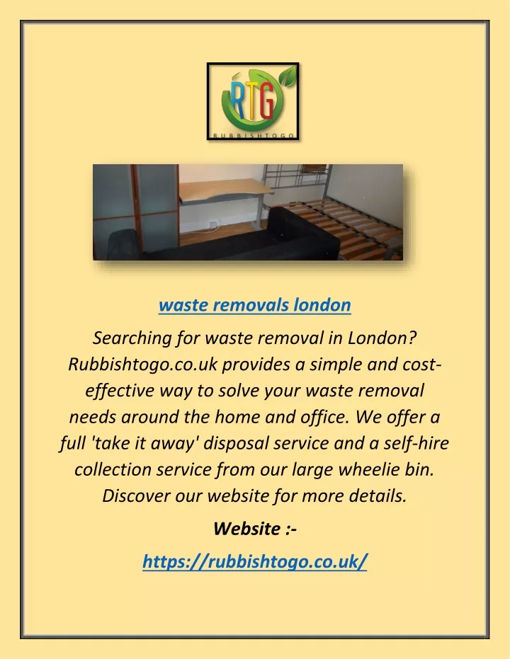 waste removals london